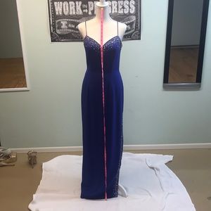Tiffany Designs size 6 royal blue formal dress